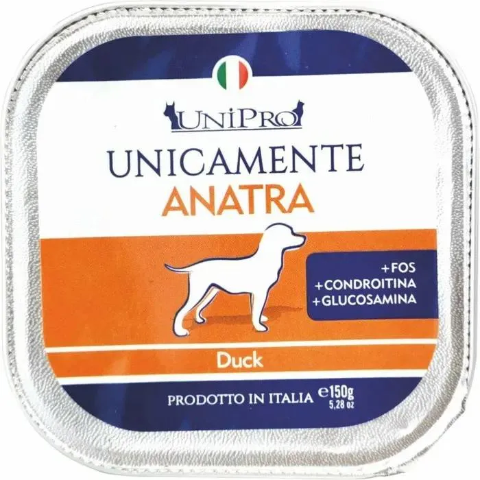 Unipro Unicamente Anatra Adult - Alimento Umido Monoproteico Cani - 150 g