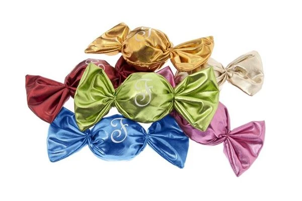 Gioco per Cani Modello Bon Bon in Tessuto e Gomma - 19x8 cm