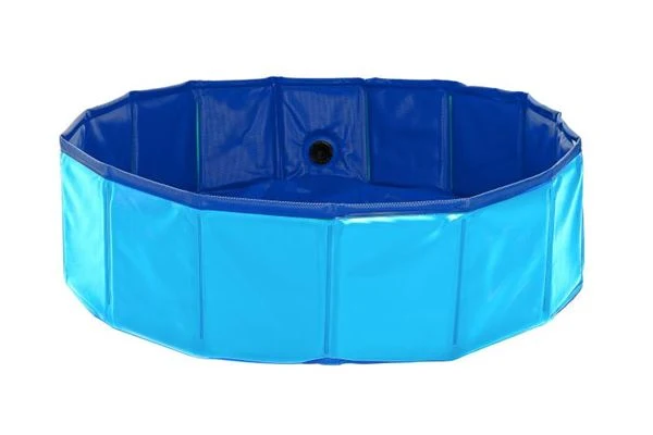 Piscina per Cani Medium - Pieghevole e Resistente - 120x30x30 cm