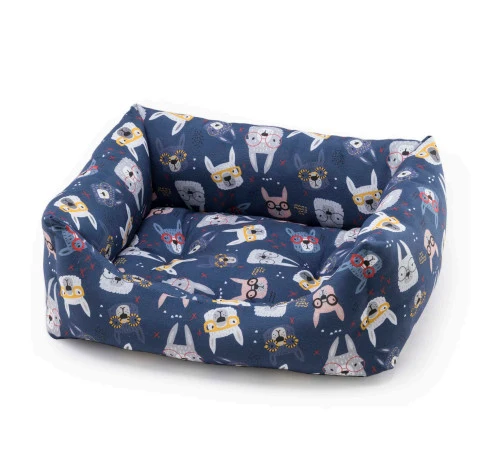 Cuccia per Cani Leopet Rodi Alpaca con Cuscino Estraibile - 60x70 cm