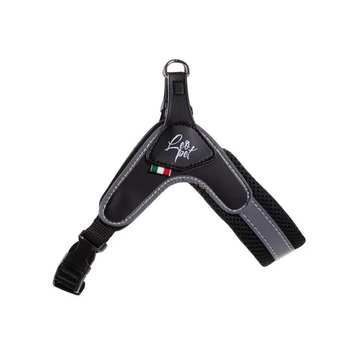 Pettorina per Cani Airsoft in PVC e Mesh Traspirante - 50-60 cm Nero