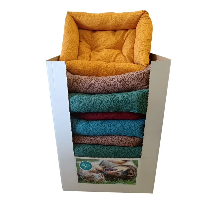 Cuccia per Cani Elba Tinte Unite con Cuscino Fisso - 60x80 cm