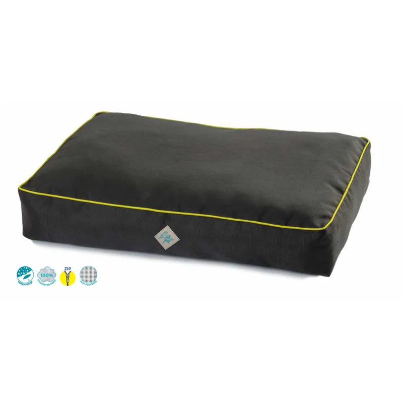 Cuscino Brick Black Waterproof per Cani - Sfoderabile 60x100 cm