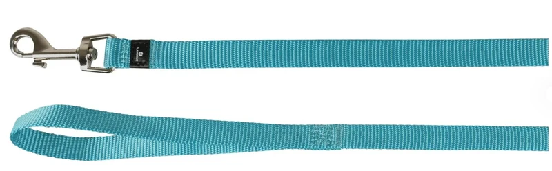 FLAMINGO CANE GUINZAGLIO IN NYLON "ZIGGI" 130 CM x 20 MM TURCHESE