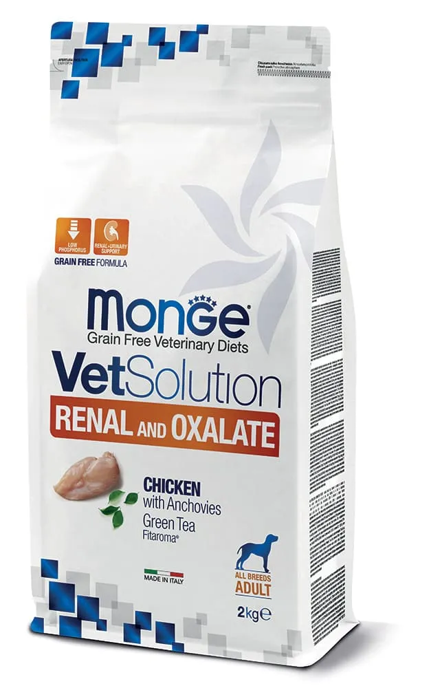 Monge VetSolution Renal - Crocchette Dietetiche Cani Funzione Renale - 2 kg