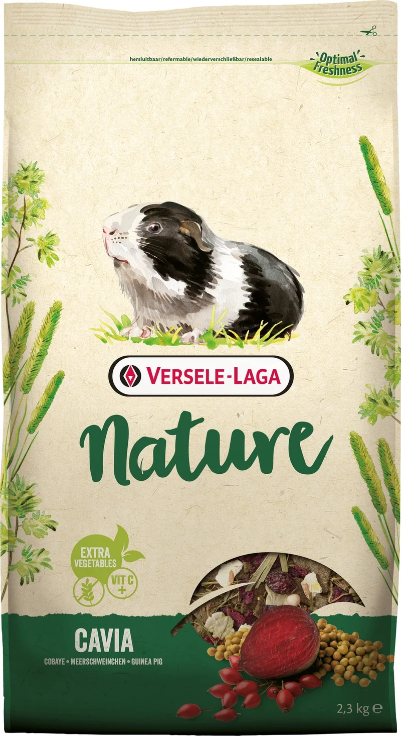 Versele-Laga Nature Cavia - Mix Cereali e Verdure per Porcellini d'India - 2,3 kg