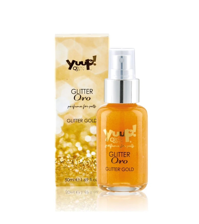 Glitter Oro Fashion Yuup per Manto Cani e Gatti - 50 ml