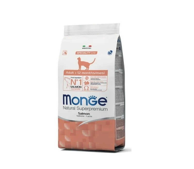 MONGE GATTO NATURAL SUPERPREMIUM ADULTO SALMONE 400 GR