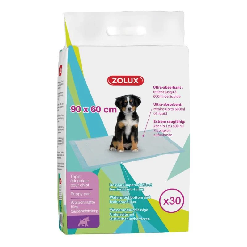 Tappetini Igienici Assorbenti Zolux per Cani 60x90 cm - 30 pezzi
