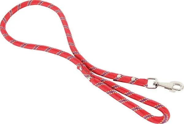 Guinzaglio in Nylon a Corda per Cani - Lunghezza 3m, 13 mm, Rosso
