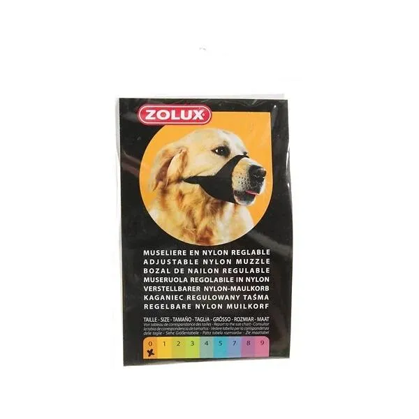 Museruola Regolabile in Nylon per Cani - Taglia T0
