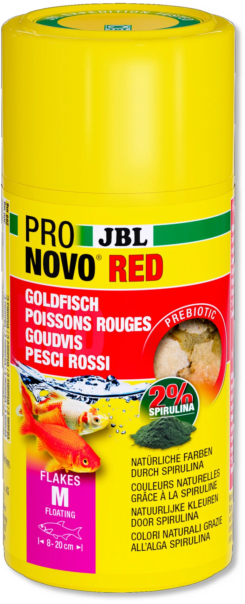 Mangime per Pesci Rossi in Fiocchi - 250 ml