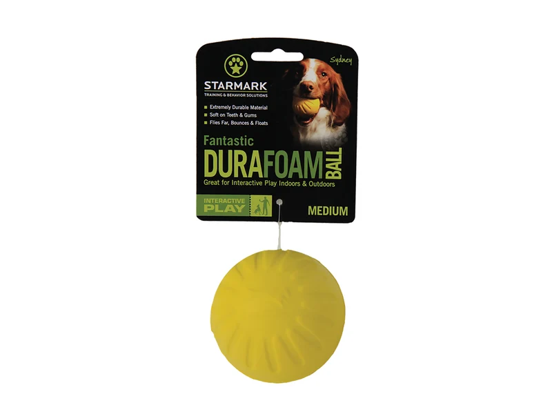 Pallina Starmark Fantastic Foam Ball Gialla - Gioco Galleggiante Taglia M