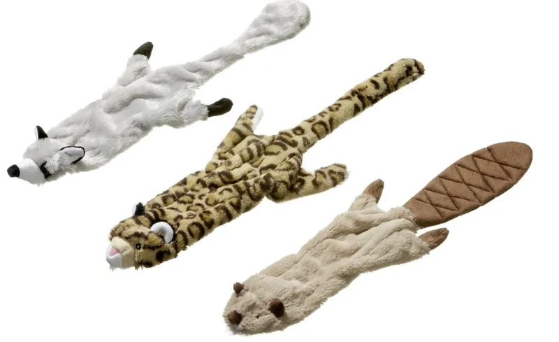 FLAMINGO CANE GIOCO PELUCHE "WILD ZOO" CASTORO/PROCIONE/LEOPARDO 40 CM (soggetti assortiti)