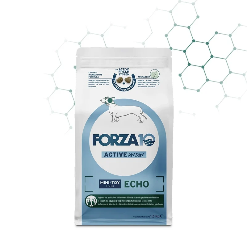 Forza 10 Active Vet Diet Echo - Crocchette Dietetiche Cani Mini/Toy - 1,5 kg