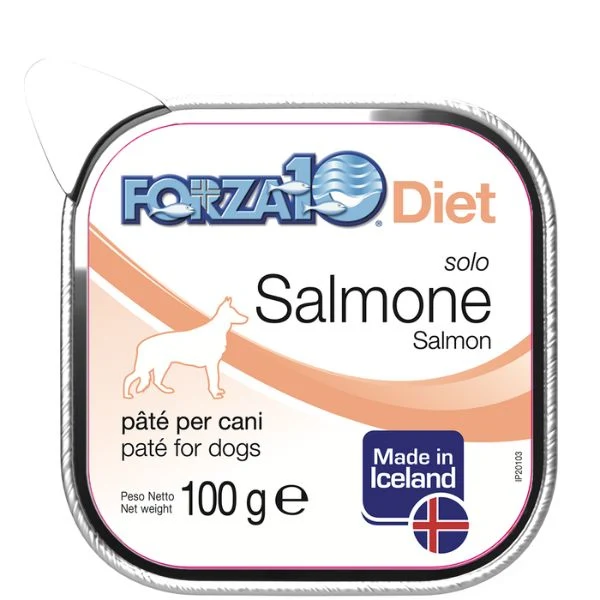 Forza 10 Diet Solo Salmone - Alimento Umido Monoproteico per Cani - 100 g