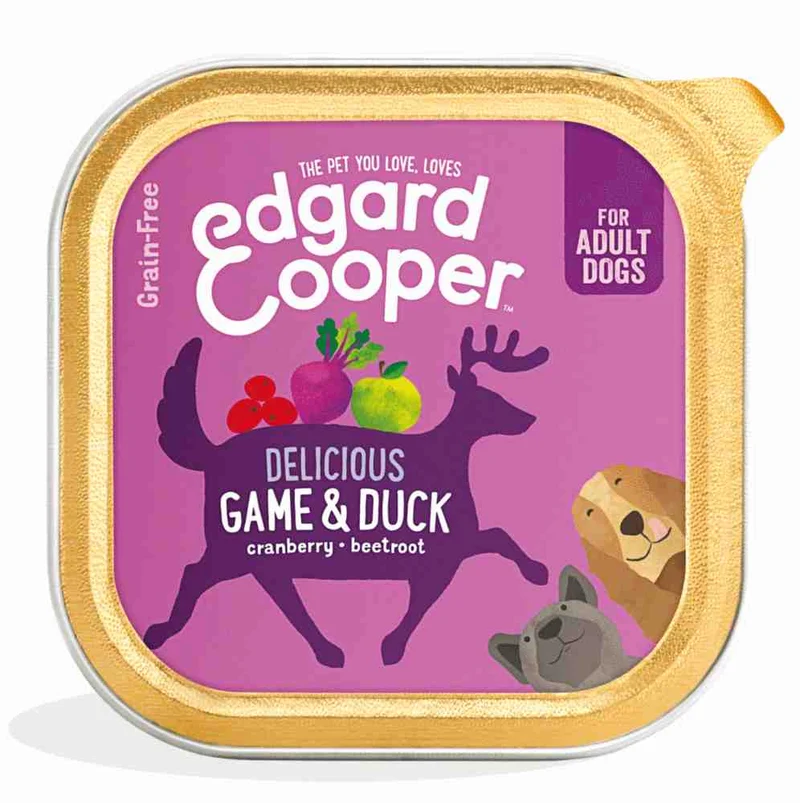 Edgard & Cooper Adult Selvaggina e Anatra con Mirtilli - 150g