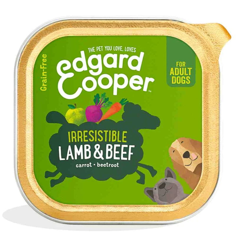 Edgard & Cooper Adult Agnello e Manzo con Carota - 150g
