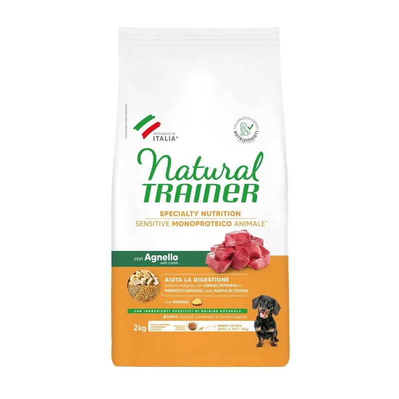 Natural Trainer Sensitive No Gluten Adult Mini Agnello - 2 kg