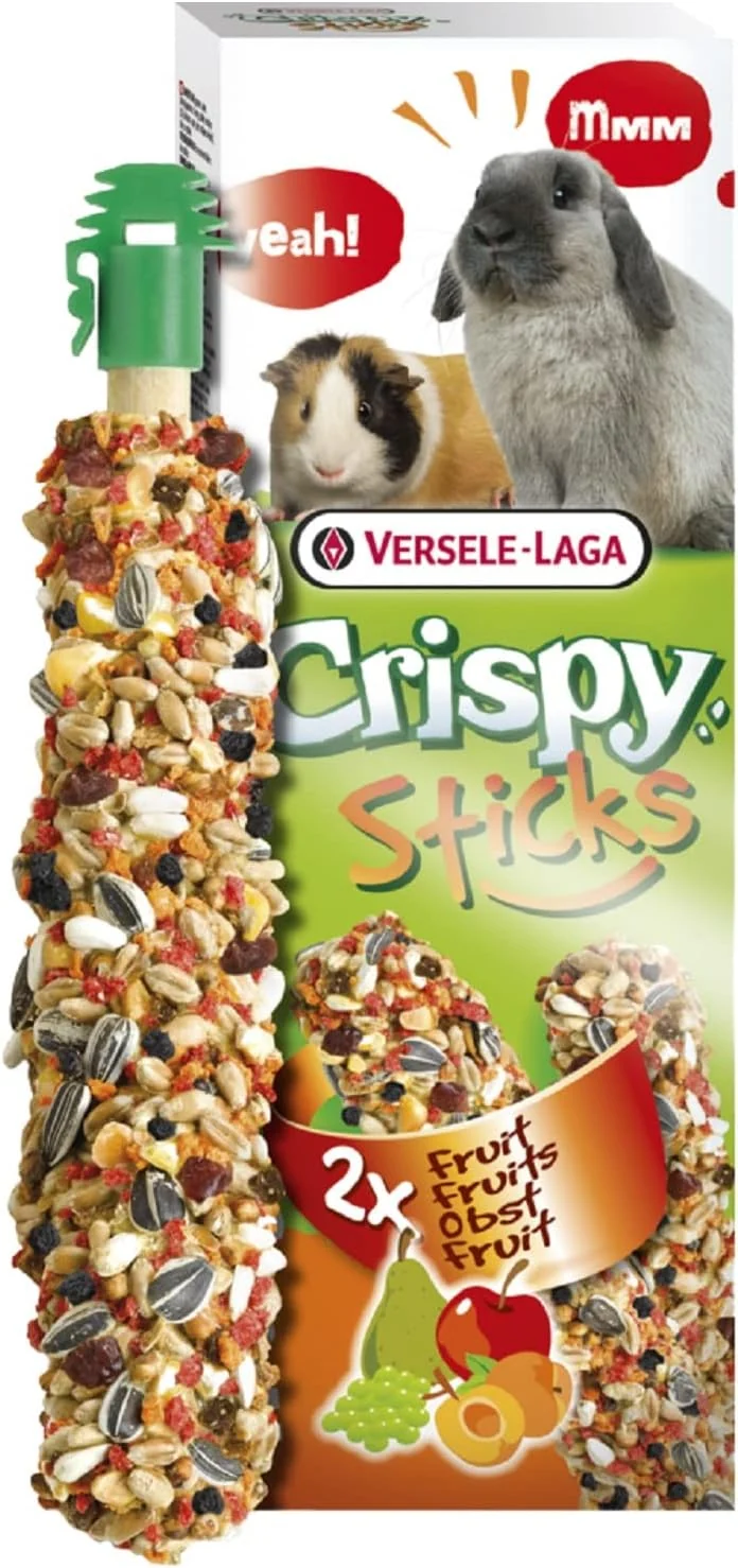 Versele-Laga Stick alla Frutta per Conigli e Cavie - Snack Roditori - 2 pz