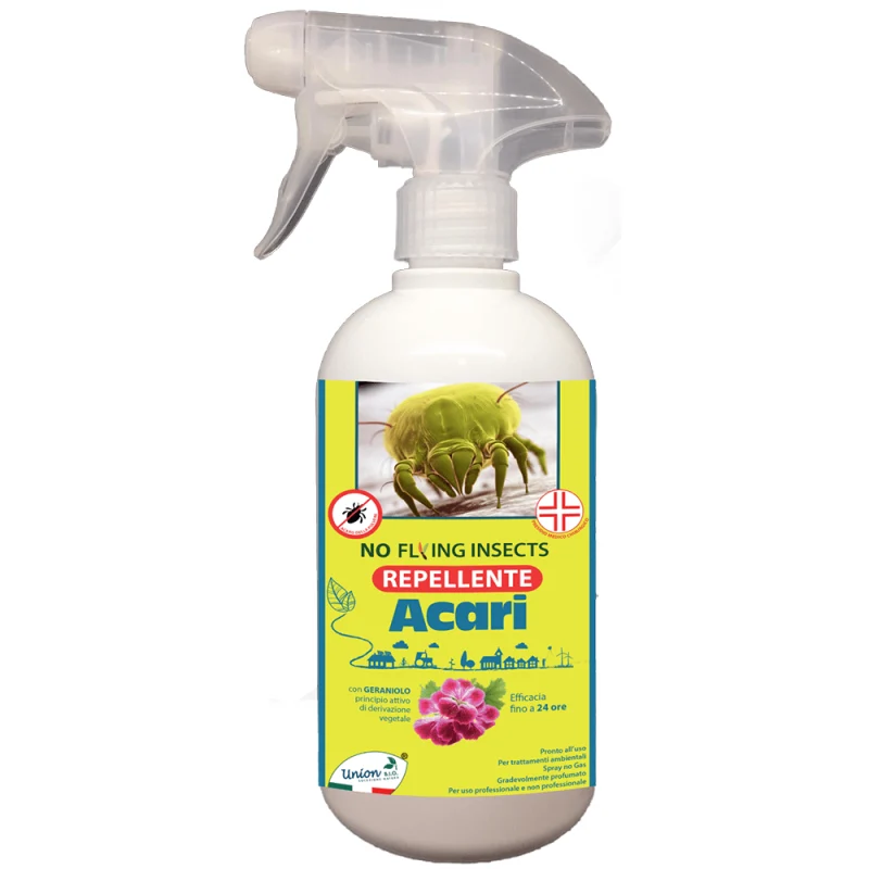 Union Bio No Flying Insects - Spray Acari per Ambienti Animali - 500 ml