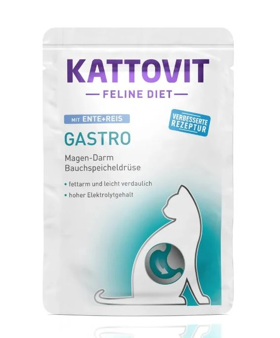 KATTOVIT GATTO DIET GASTRO ANATRA & RISO BUSTA 85 GR