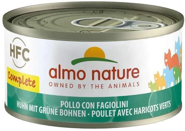 ALMO NATURE HFC COMPLETE CATS 24X70 G POLLO CON FAGIOLINI