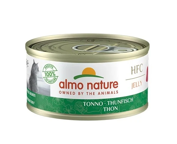 ALMO NATURE HFC JELLY CATS 24X70 G TONNO