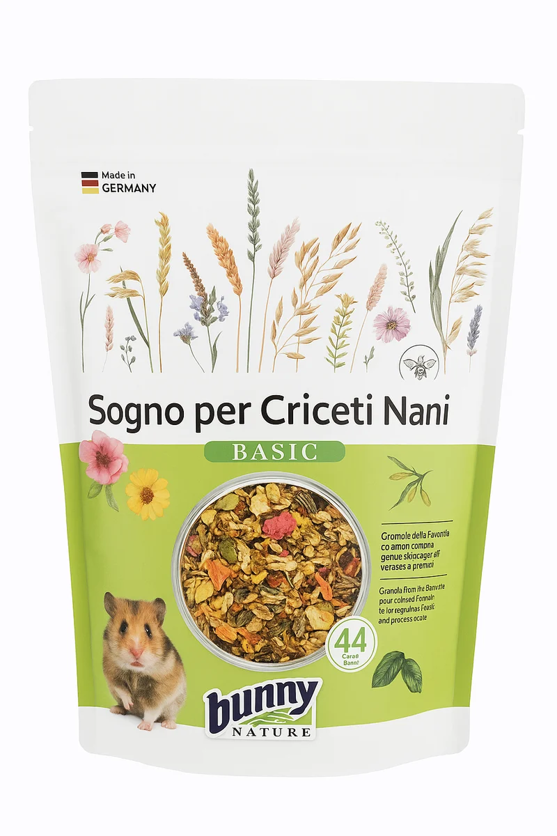 Cibo per Criceti Nani Expert Bunny Sogno (Senza Estrusi) - 500g