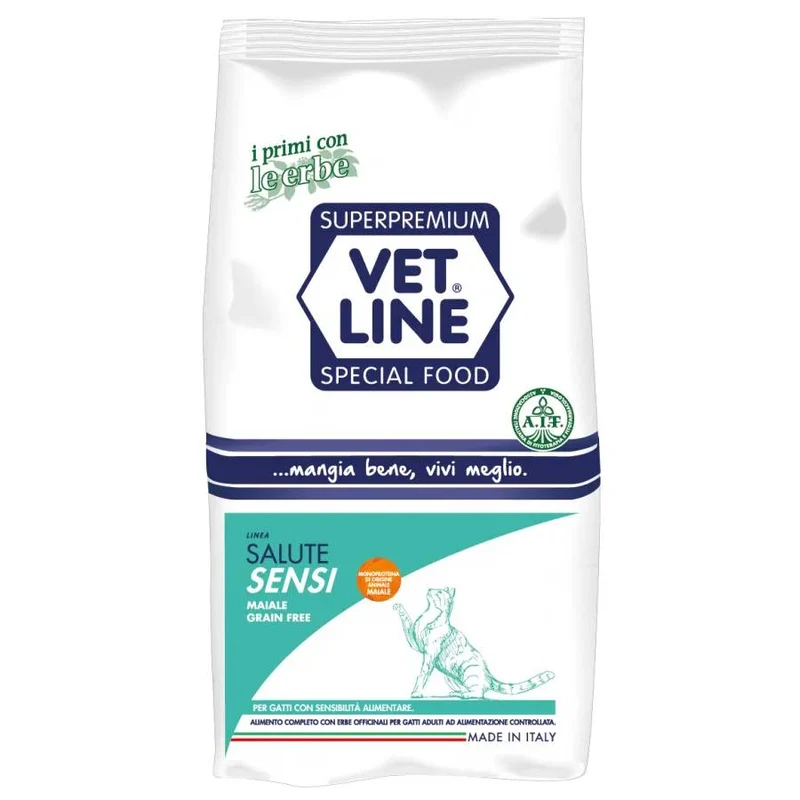 Vet Line Salute Sensi - Crocchette Ipoallergeniche Gatti Sensibili - 800 g
