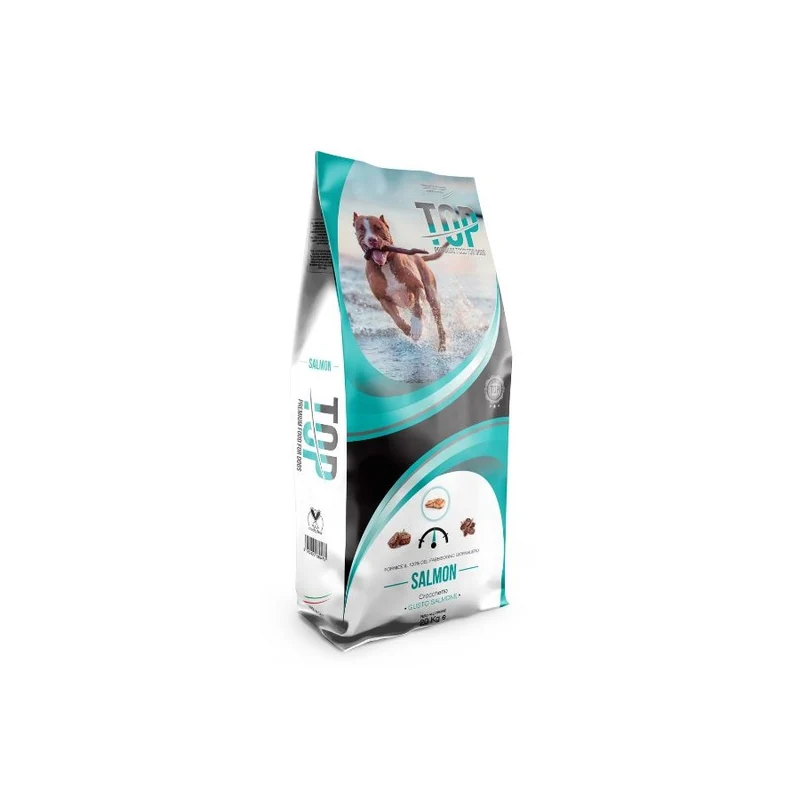 Top Cane Salmon & Rice - Crocchette al Salmone per Cani Adulti - 20 kg