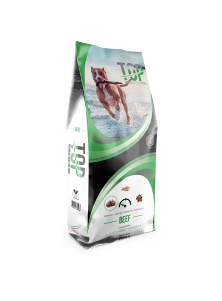 Top Cane Beef & Rice - Crocchette al Manzo per Cani Adulti - 20 kg