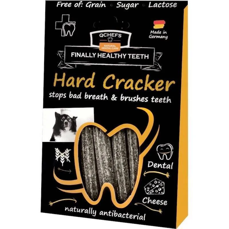 QChefs Hard Cracker per Cani - Snack Masticativo per la Pulizia dei Denti
