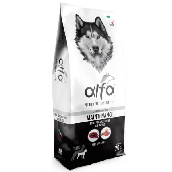 Alfa Dog Maintenance - Crocchette di Mantenimento per Cani Adulti - 20 kg
