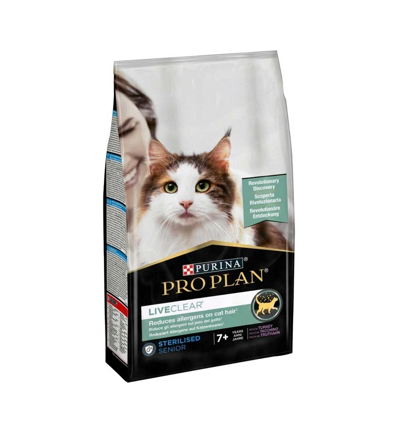PURINA PRO PLAN GATTO LIVECLEAR STERILIZZATO 7 + AL TACCHINO DA 1,4 KG