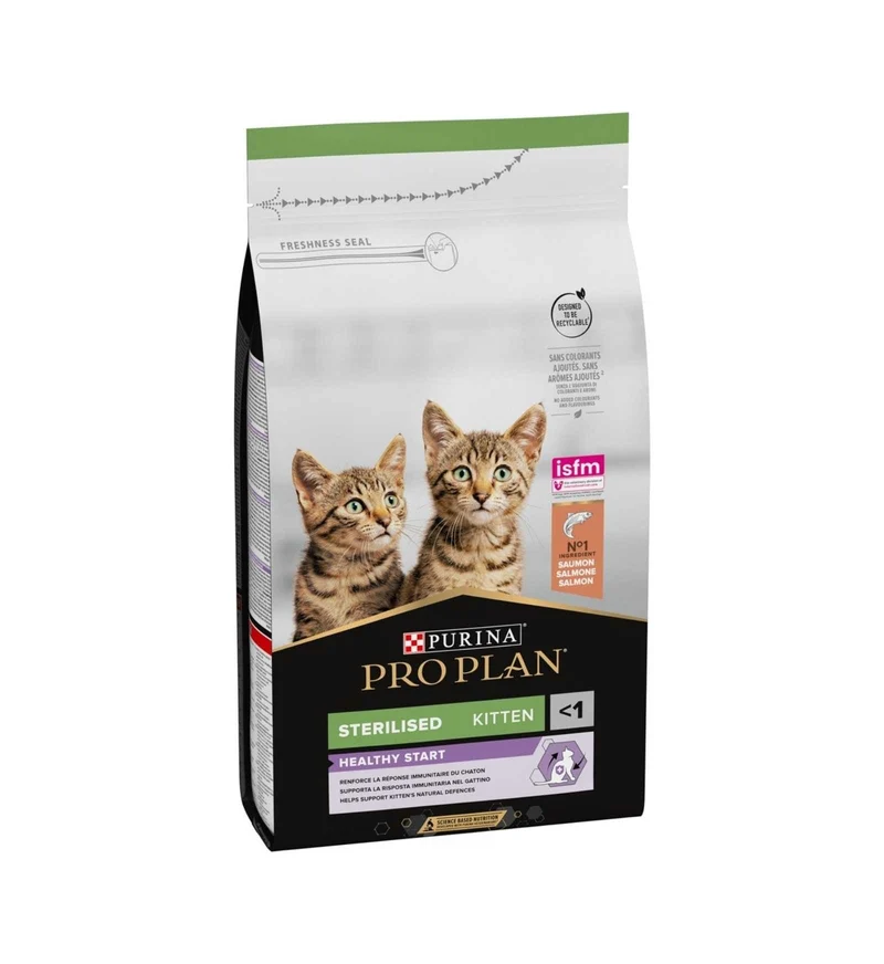 PURINA PRO PLAN GATTO OPTISTART KITTEN STERILIZZATO AL SALMONE DA 1,5 KG