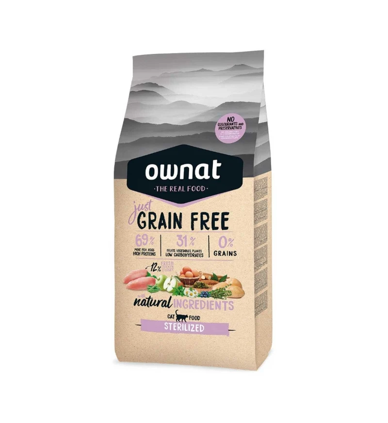 OWNAT GATTO GRAIN FREE JUST STERILIZED DA 1 KG