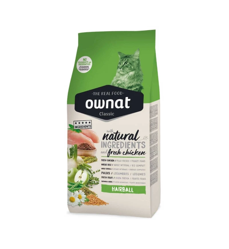 OWNAT GATTO CLASSIC HAIRBALL DA 1,5 KG