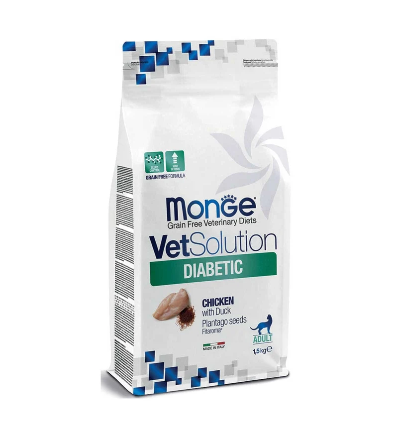 MONGE VETSOLUTION GATTO GRAIN FREE VETERINARY DIET DIABETIC