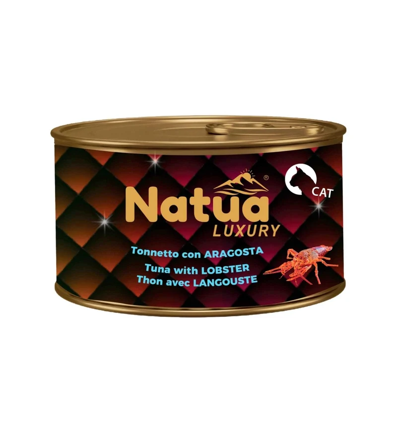 NATUA LUXURY GATTO JELLY TONNETTO CON ARAGOSTA DA 85 GR IN LATTINA