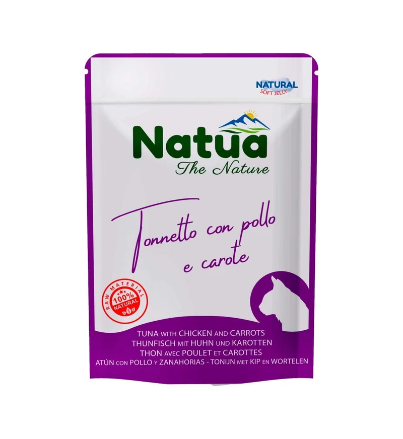NATUA NATURAL GATTO TONNETTO POLLO E CAROTE DA 70 GR IN BUSTA