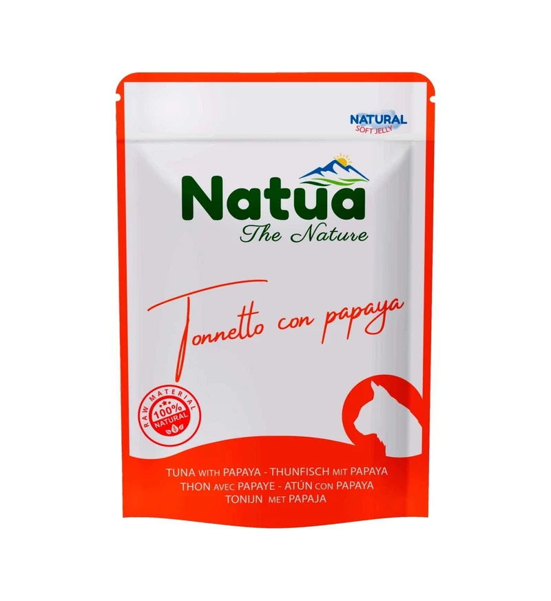 NATUA NATURAL GATTO TONNETTO E PAPAYA DA 70 GR IN BUSTA