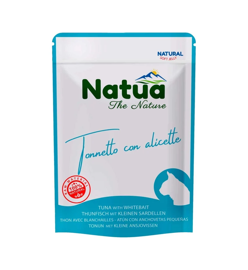 NATUA NATURAL GATTO TONNETTO E ALICETTE DA 70 GR IN BUSTA