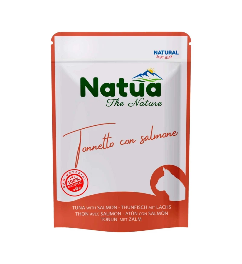 NATUA NATURAL GATTO TONNETTO E SALMONE DA 70 GR IN BUSTA