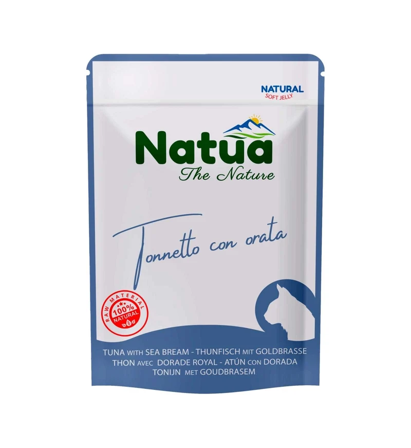 NATUA NATURAL GATTO TONNETTO E ORATA DA 70 GR IN BUSTA