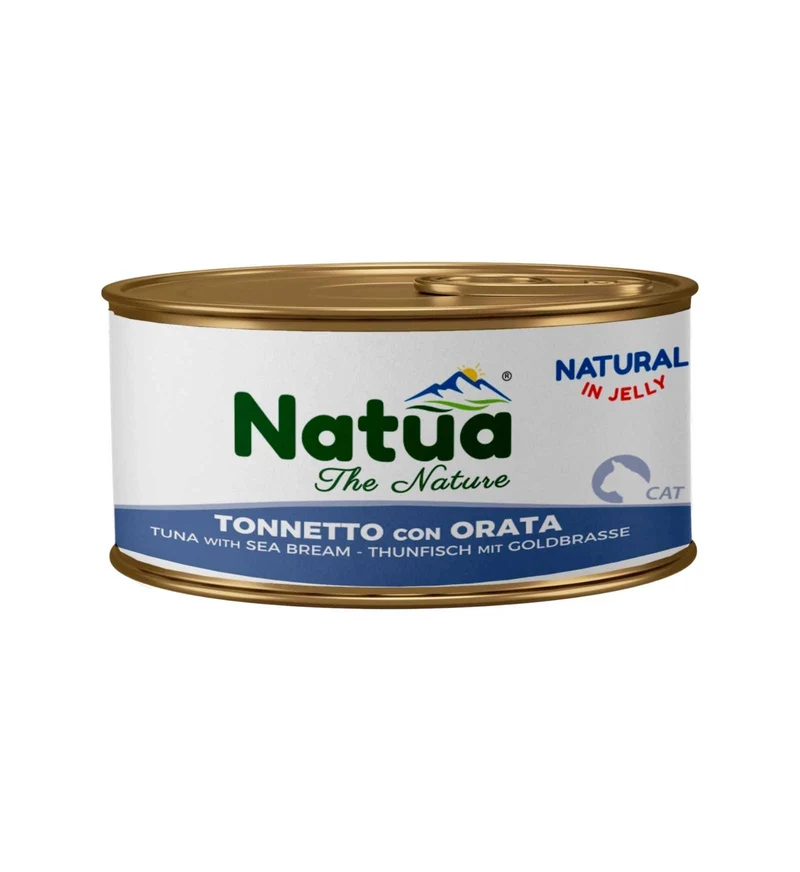 NATUA NATURAL GATTO JELLY TONNETTO CON ORATA IN LATTINA