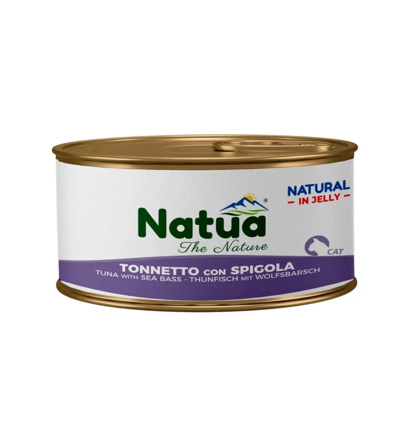 NATUA NATURAL GATTO JELLY TONNETTO CON SPIGOLA DA 85 GR IN LATTINA