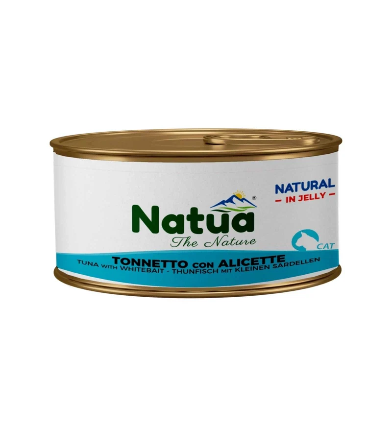 NATUA NATURAL GATTO JELLY TONNETTO CON ALICETTE DA 85 GR IN LATTINA