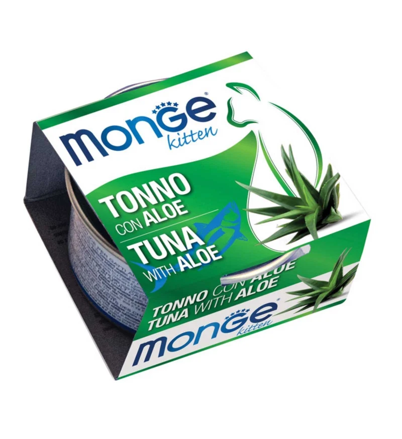 MONGE GATTO FRUIT KITTEN AL TONNO E ALOE DA 80 GR IN LATTINA