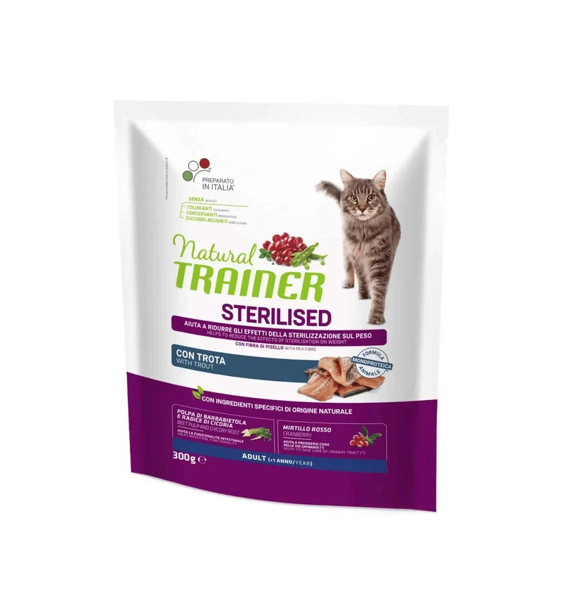 TRAINER GATTO NATURAL ADULT STERILIZZATO CON TROTA